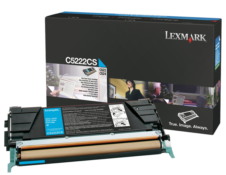 Lexmark C5222CS Cyan Toner Cartridge
