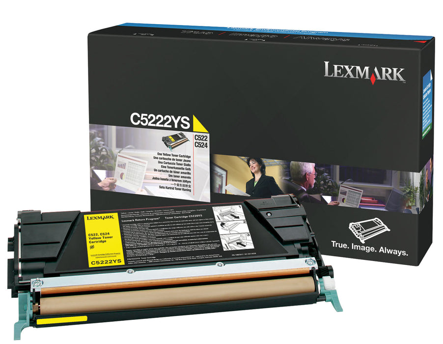 Lexmark C5222YS Yellow Toner Cartridge