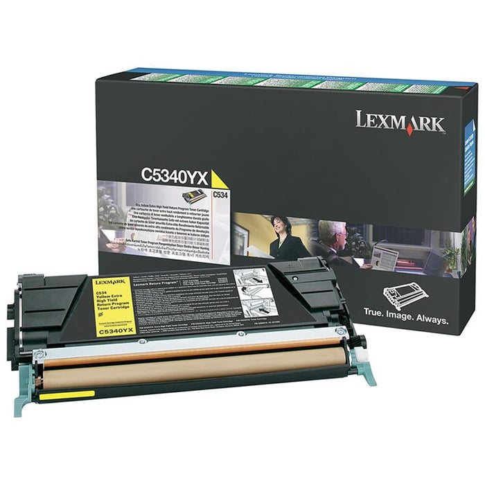 Lexmark C5340YX Yellow Extra High Yield Return Program Toner Cartridge