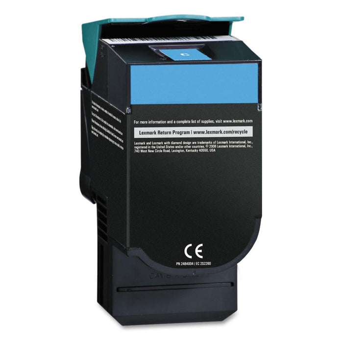Compatible C544X1CG-COMP Cyan Lexmark Extra High Yield Return Program Toner Cartridge