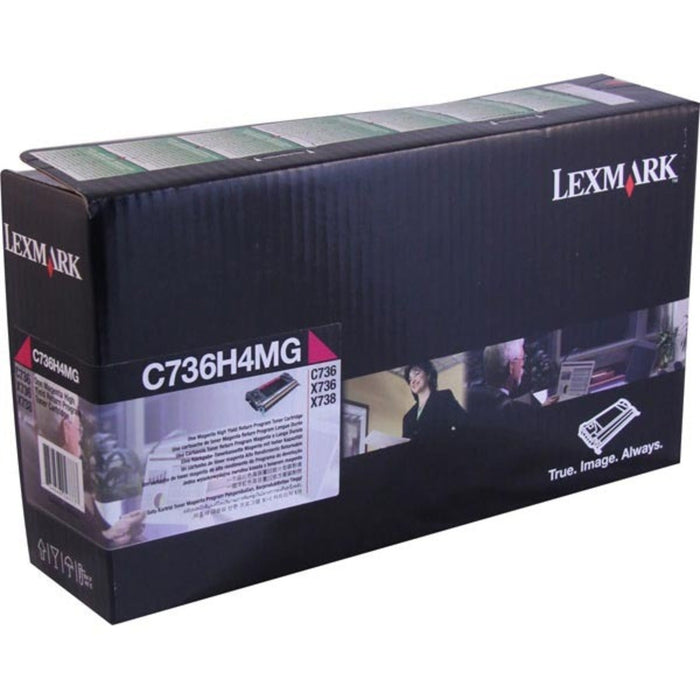 Lexmark C736H4MG Magenta High Yield Return Program Toner Cartridge