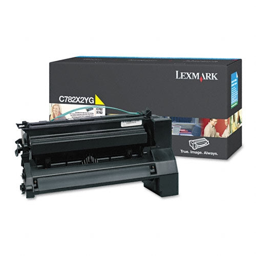 Lexmark C782X2YG Yellow Extra High Yield Toner Cartridge