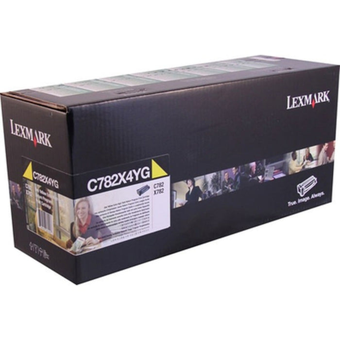 Lexmark C782X4YG Yellow Extra High Yield Toner Cartridge