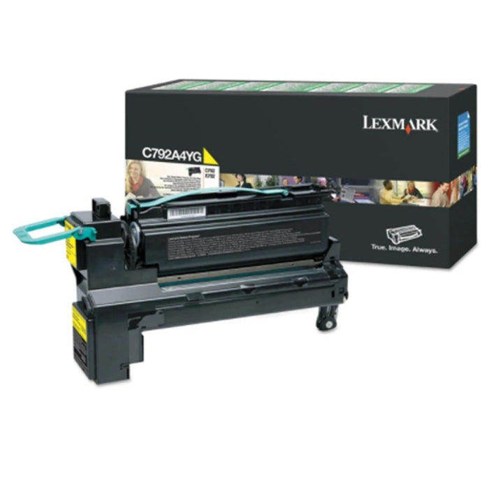 Lexmark C792A4YG Yellow Return Program Toner Cartridge