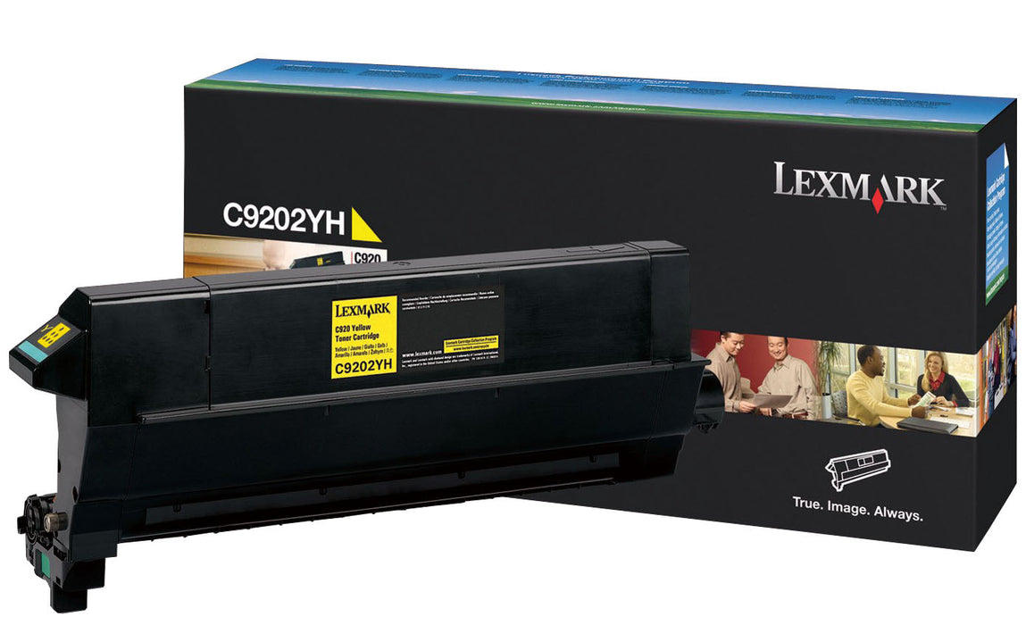 Lexmark C9202YH Yellow Toner Cartridge