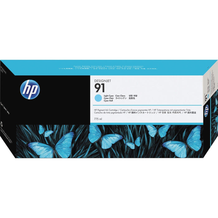 HP C9470A Light Cyan Pigment Ink Cartridge