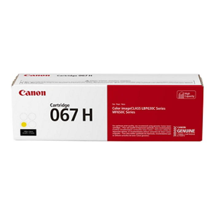 Canon Canon 067H (5103C001) Yellow High Capacity Original OEM Toner Cartridge