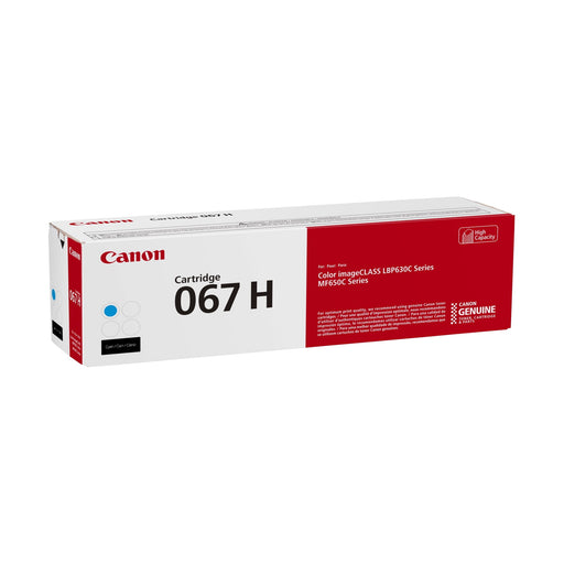 Canon 067H 5105C001 Cyan High Capacity Original Toner Cartridge - 2,350 Pages — secondary product view