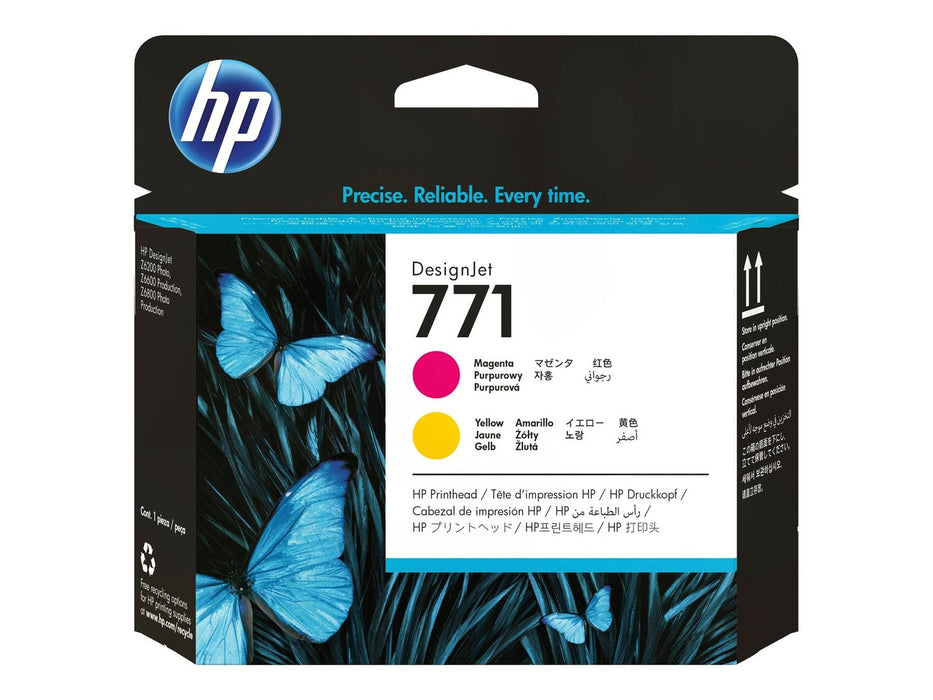HP CE018A Magenta / Yellow Printhead