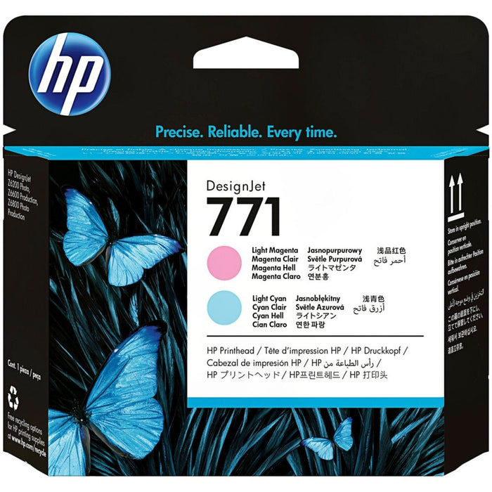 HP CE019A Light Cyan / Light Magenta Printhead
