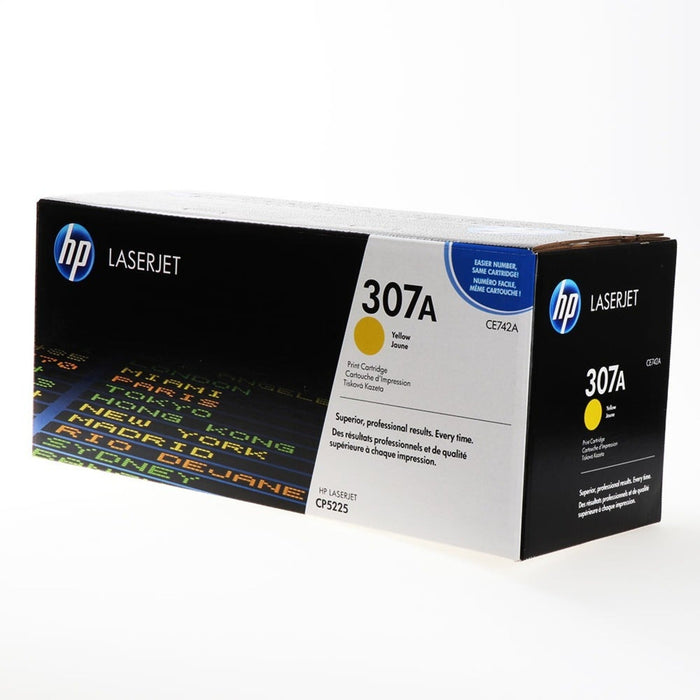 HP CE742A Yellow Toner Cartridge