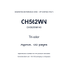 CH562WN - generated HP-verified SKU, color and yield detail card; not OEM packaging