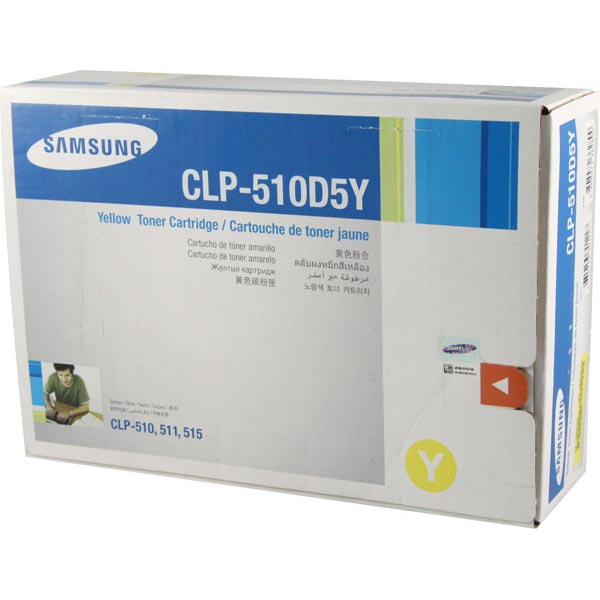 Samsung CLP-510D5Y Yellow High Yield Toner Cartridge