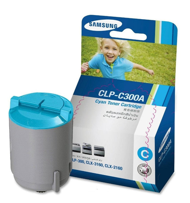 Samsung CLP-C300A Cyan Toner Cartridge