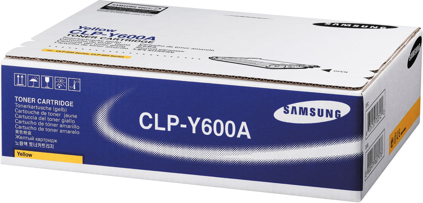Samsung CLP-Y600A Yellow Toner Cartridge