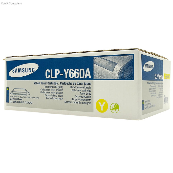Samsung CLP-Y660A Yellow Toner Cartridge