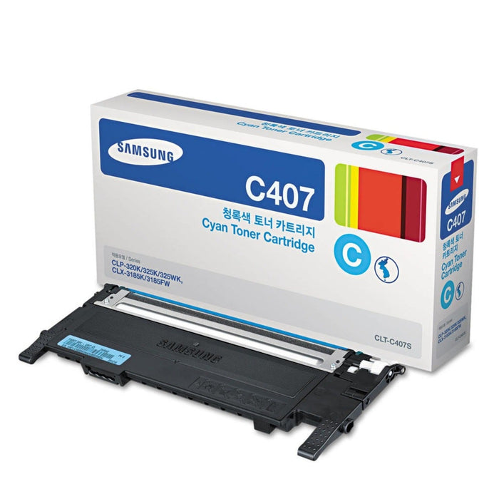 Samsung CLT-C407S Cyan Toner Cartridge