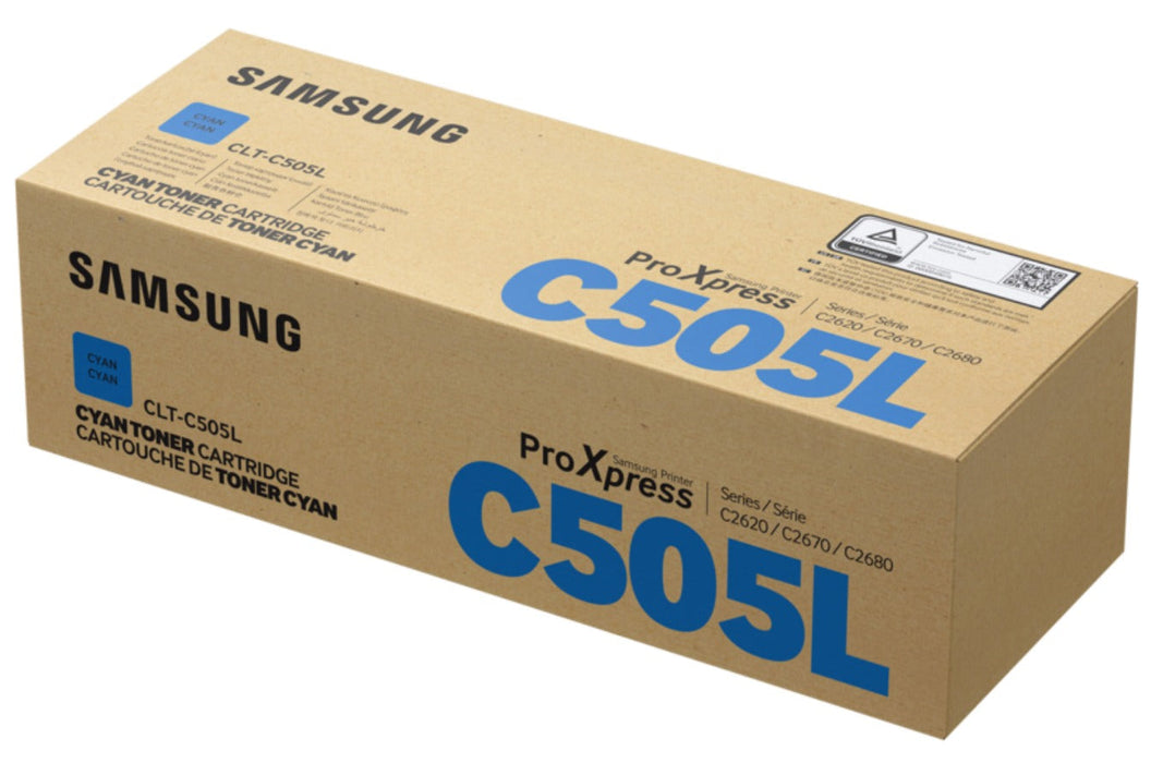 Samsung CLT-C505L Cyan Toner Cartridge