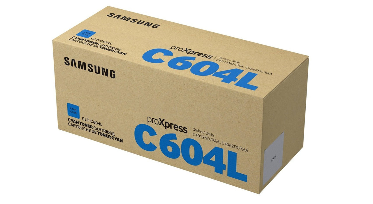Samsung CLT-C604L Cyan Toner Cartridge