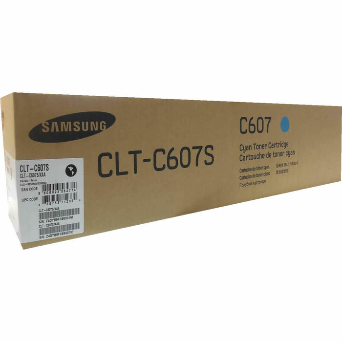 Samsung CLT-C607S Cyan Toner Cartridge