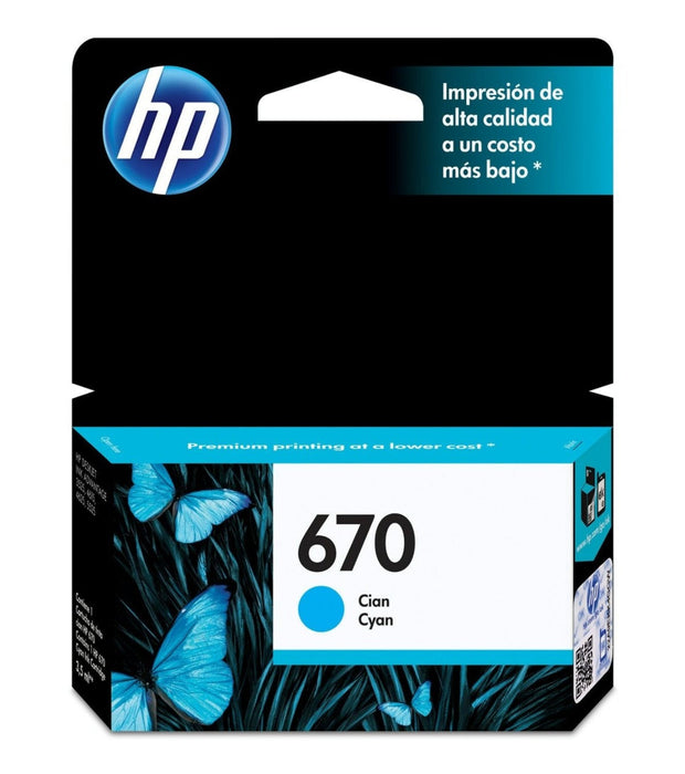 HP CZ114AB Cyan Ink Cartridge