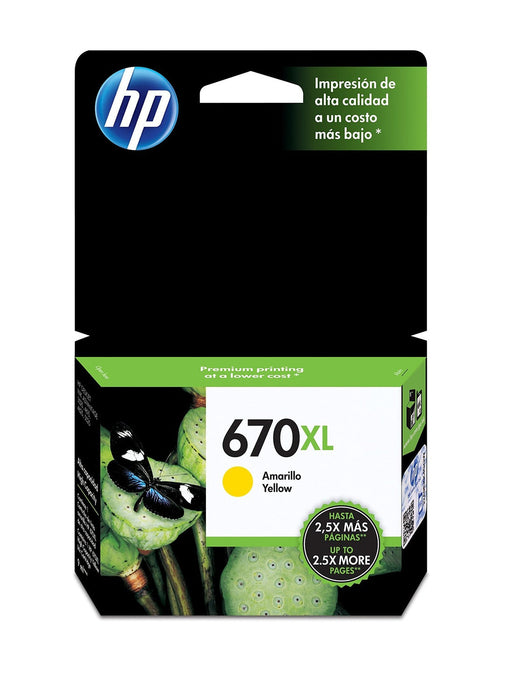 HP CZ120AL Yellow High Yield Ink Cartridge