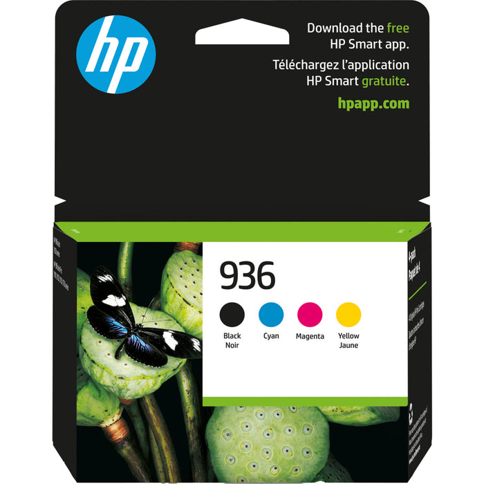 HP 936 6C3Z5LN Cyan Magenta Yellow Black Ink Cartridge Combo Pack
