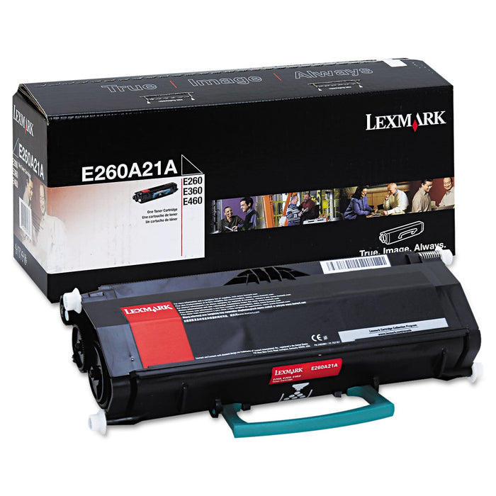 Lexmark E260A21A Black Toner Cartridge
