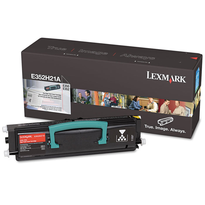 Lexmark E352H21A Black High Yield Toner Cartridge
