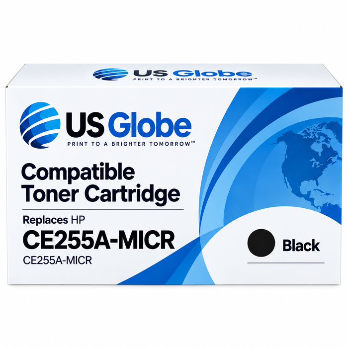 Compatible CE255A-MICR Black HP Toner Cartridge