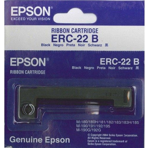 Epson ERC-22B Black Ribbon Cartridge