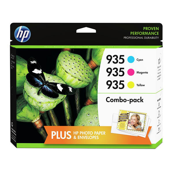 HP F6U03FN Cyan / Magenta / Yellow Ink Cartridge Combo Pack