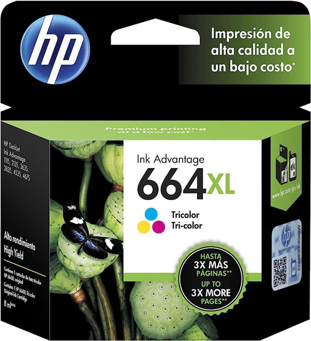 HP F6V30AL Tri-Color High Yield Ink Cartridge