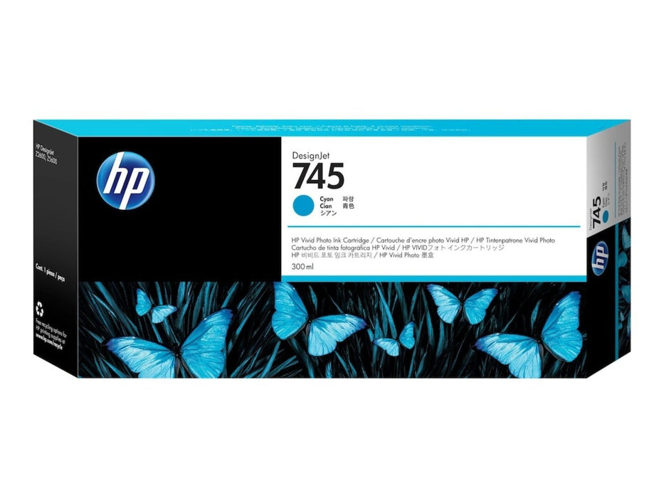 HP F9K03A Cyan Ink Cartridge