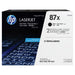HP CF287XD 87X black high-yield original LaserJet toner two-pack retail box