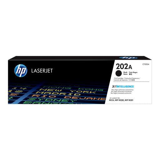 HP CF500A black original 202A toner cartridge