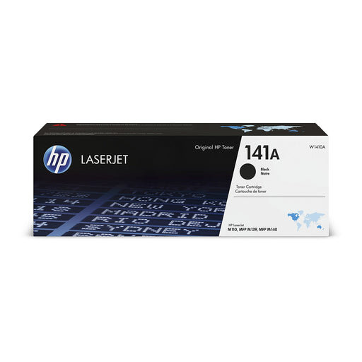 HP 141A W1410A black Original LaserJet toner cartridge retail box