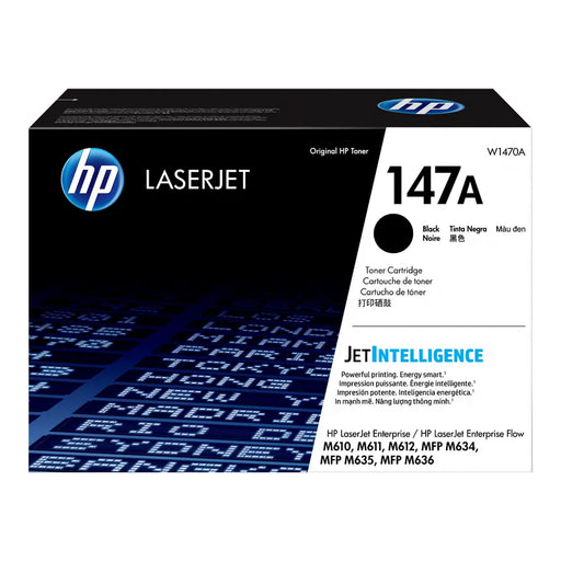 HP W1470A black original standard yield toner cartridge