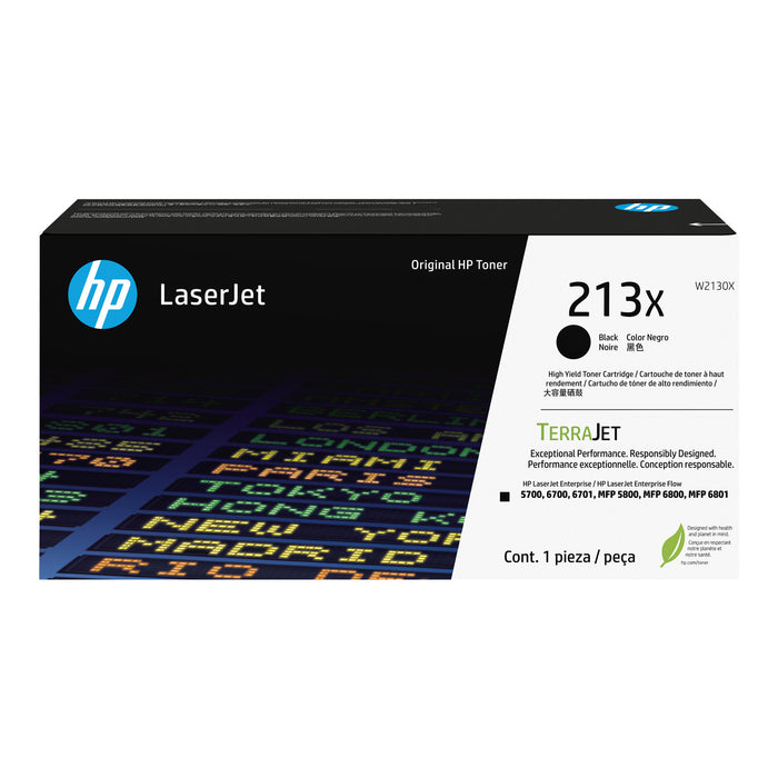 HP W2130X Black High Yield Original OEM Toner Cartridge