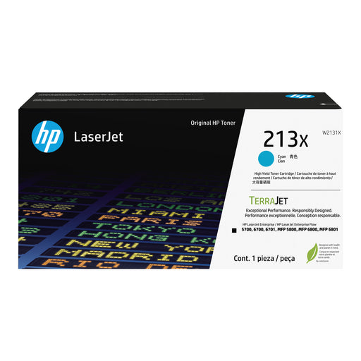 HP W2131X Cyan High Yield Original OEM Toner Cartridge