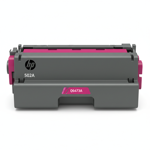 HP 502A Q6473A Magenta Toner Cartridge front view