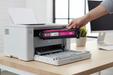 HP 502A Q6473A Magenta Toner Cartridge installed in HP Color LaserJet printer
