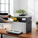 Kyocera TK-621Y Yellow Toner Cartridge being installed in Kyocera printer