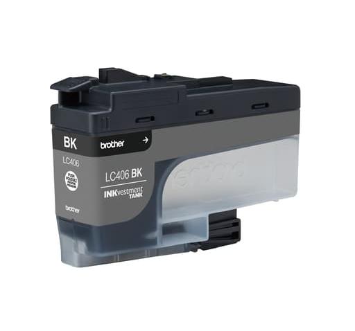 Brother LC406BKS Standard-Yield Black INKvestment Tank Ink Cartridge — 3,000 Pages