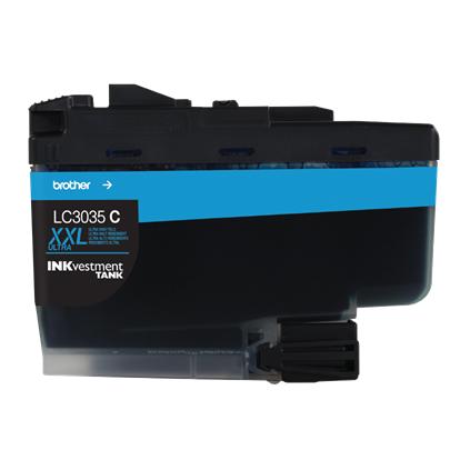 Brother LC3035C Cyan Ultra High-Yield INKvestment Tank Original Ink Cartridge