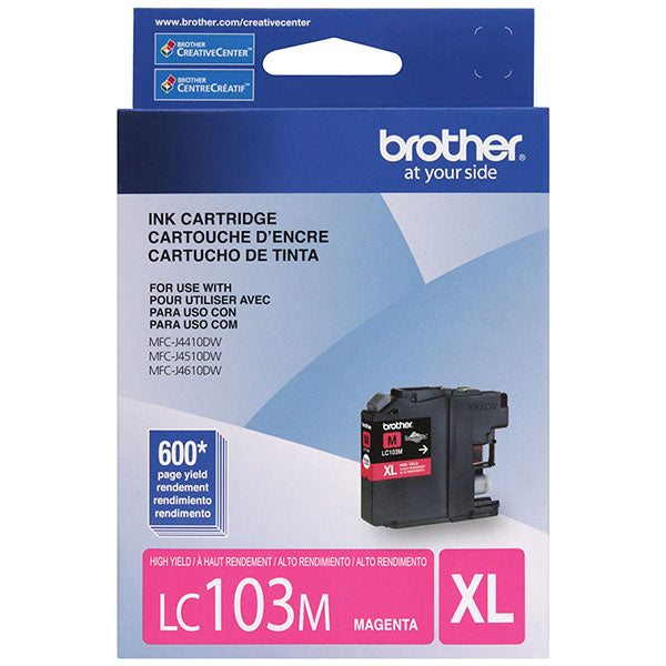 Brother LC103M Magenta High Yield Ink Cartridge