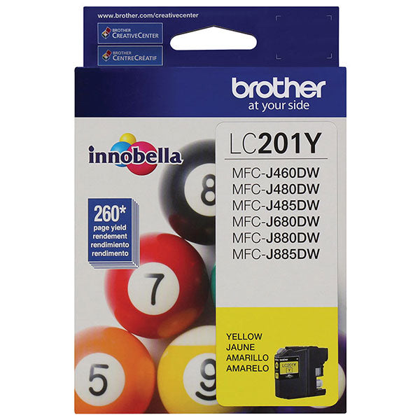 Brother LC201Y Yellow Ink Cartridge