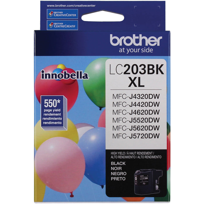 Brother LC203BK Black High Yield Ink Cartridge