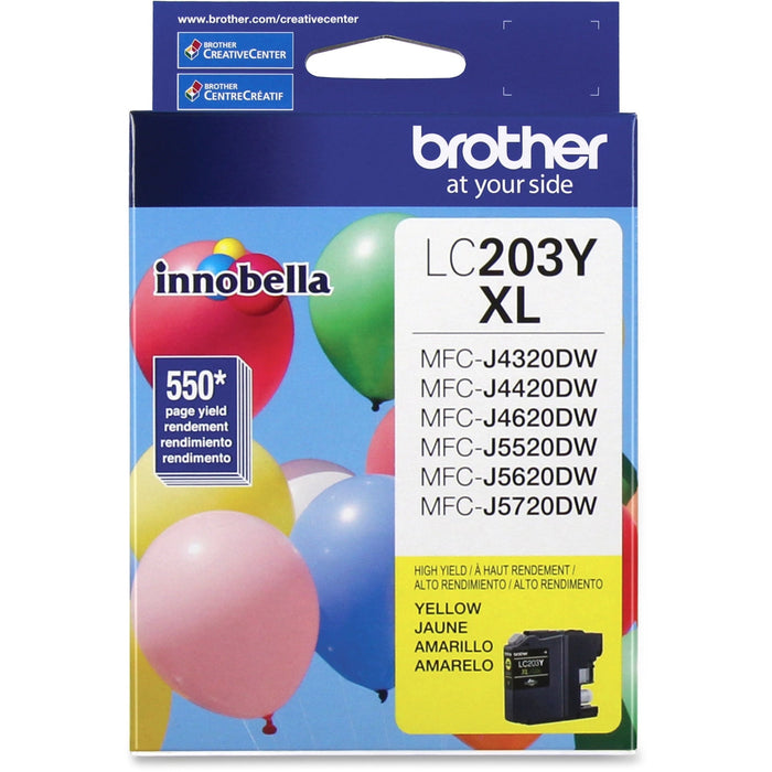 Brother LC203Y Yellow High Yield Ink Cartridge