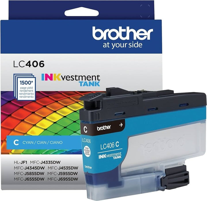 Brother LC406CS Cyan Ink Cartridge